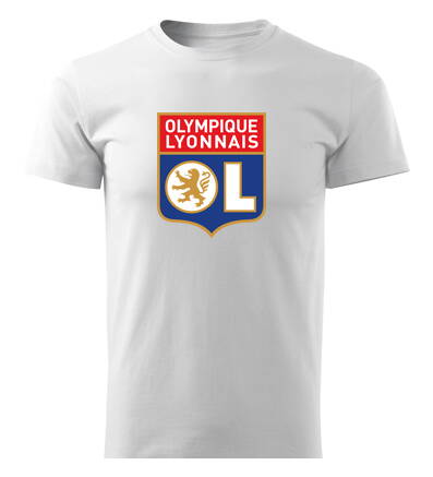 Tričko OLYMPIQUE LYONNAIS, biele