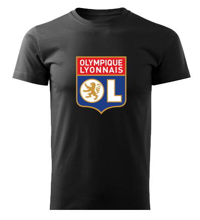 Tričko OLYMPIQUE LYONNAIS, čierne