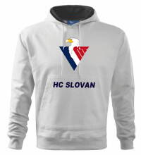 Mikina s kapucňou HC Slovan, biela 2