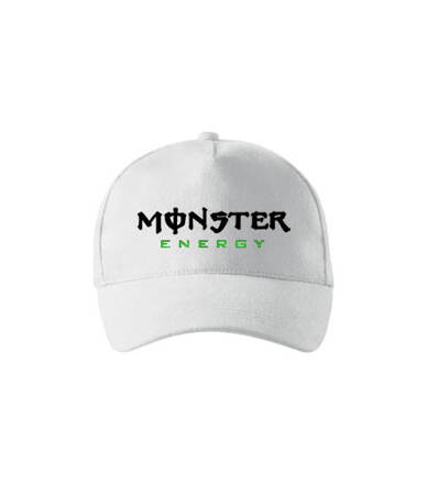 Šiltovka MONSTER ENERGY, biela