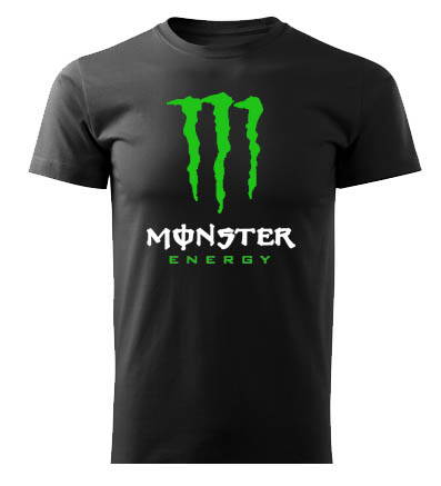Tričko Monster, čierne