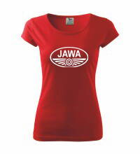 Dámske tričk Jawa, červené