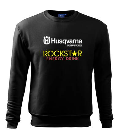 Mikina Husqvarna Rockstar, čierna