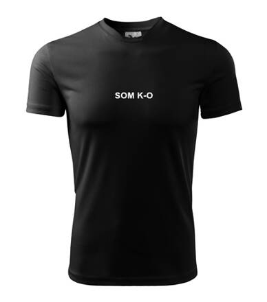 Tričko SOM K-O, čierne
