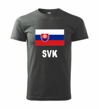 Tričko s logom SVK, tmavosivé