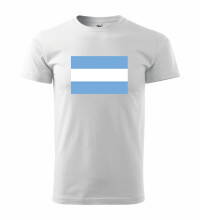 Tričko s logom Argentína, biele