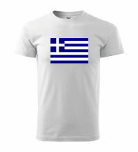 Tričko s logom Grécko, biele
