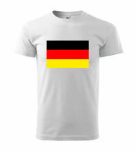Tričko s logom Nemecko, biele