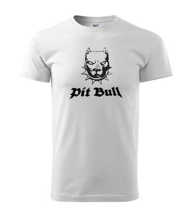 Tričko PitBull, biele4