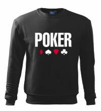 Mikina Poker, čierna