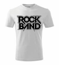 Tričko Rock Band, biele