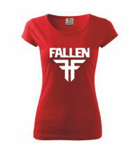 Dámske tričko Fallen, červené