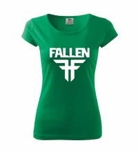 Dámske tričko Fallen, zelené