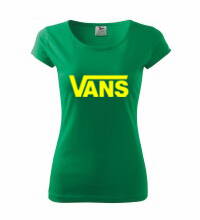Dámske tričko Vans, zelené