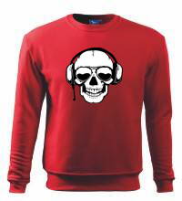 Mikina Skull 5, červená