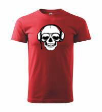 Tričko Skull 5, červené