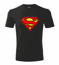 Tričko Superman, čierne