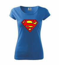 Dámske tričko Superman, modré