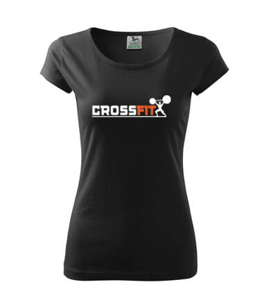 Dámske tričko CrossFit, čierne
