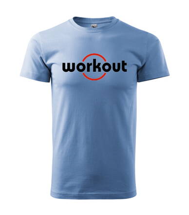 Tričko Workout, modré