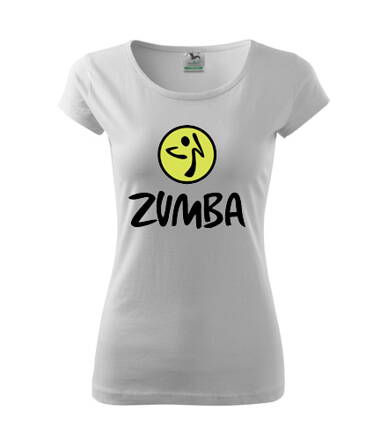 Dámske tričko Zumba, biele2