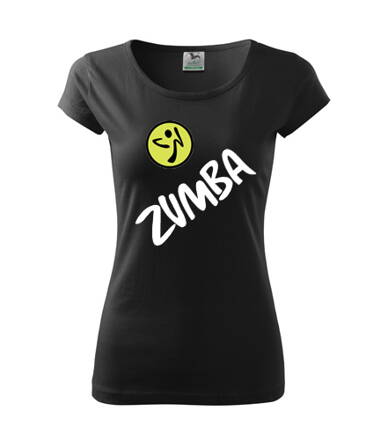 Dámske tričko Zumba, čierne