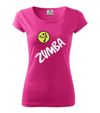 Dámske tričko Zumba, ružové