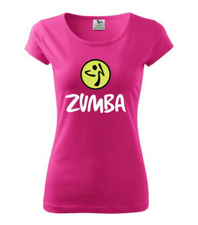 Dámske tričko Zumba, ružové2