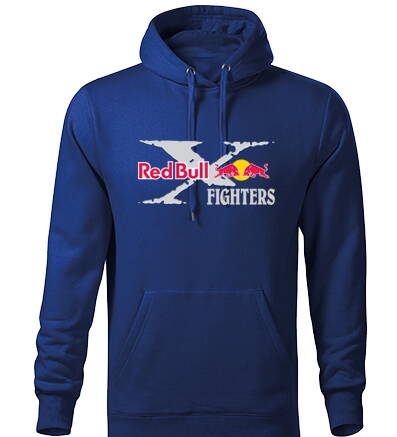Mikina s kapucňou X-FIGHTERS, modrá