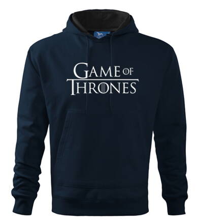 Mikina s kapucňou GAME of THRONES, tmavomodra
