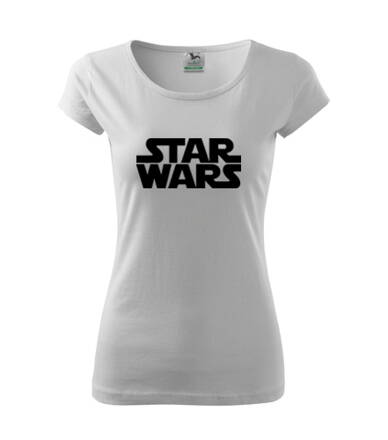 Dámske tričko STAR WARS, biele