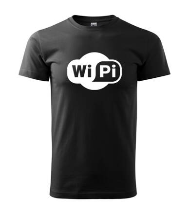 Tričko WIPI, čierne