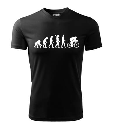 Tričko EVOLUTION BIKE, čierne