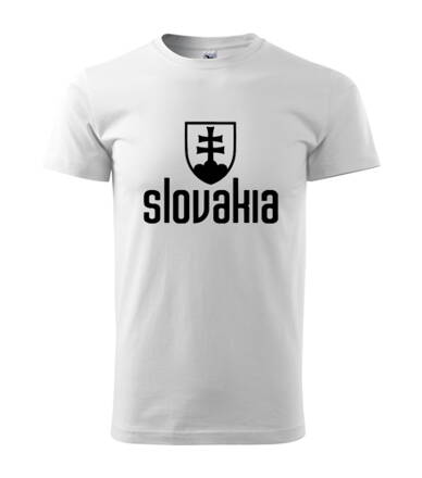 Tričko SLOVAKIA, biele