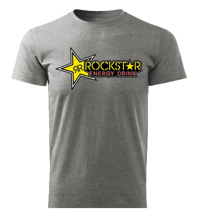 Tričko ROCKSTAR, sivé