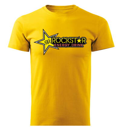 Tričko ROCKSTAR, žlté