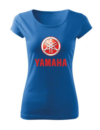 Dámske tričko YAMAHA č., modré