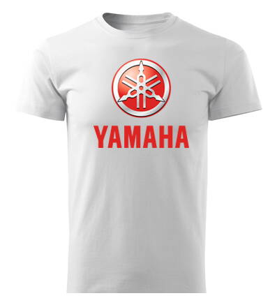 Tričko YAMAHA č., biele
